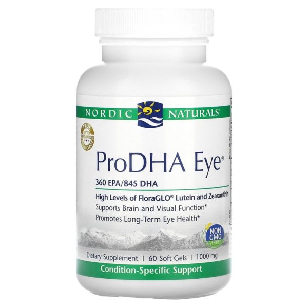 Nordic Naturals, проДГК для глаз, 1000 мг, 60 капсул (500 мг в 1 капсуле)