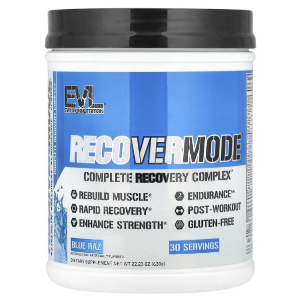EVLution Nutrition, RECOVERMODE, комплексное восстановление, синяя ветвь, 630 г (22,23 унции)