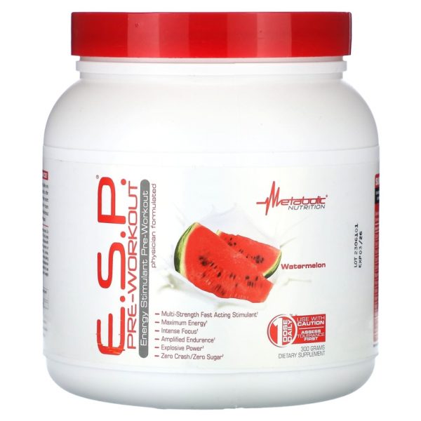Metabolic Nutrition, ESP перед тренировкой, арбуз, 300 г