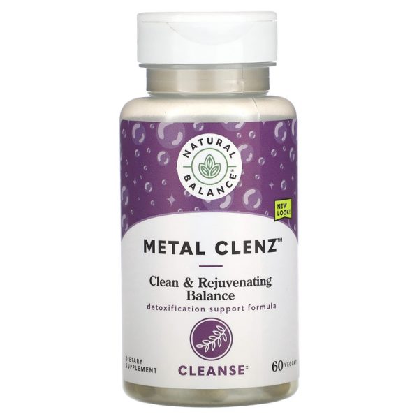 Natural Balance, Metal Clenz`` 60 вегетарианских капсул