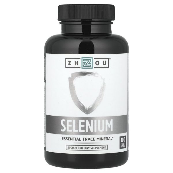 Zhou Nutrition, Селен, 200 мкг, 100 растительных капсул