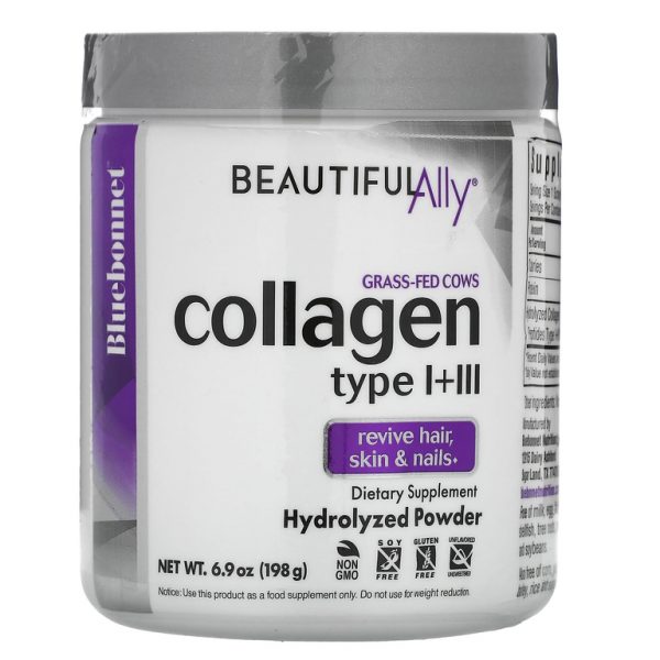 Bluebonnet Nutrition, Beautiful Ally, коллаген типа I и III, 198 г (6,9 унции) (Товар снят с продажи)
