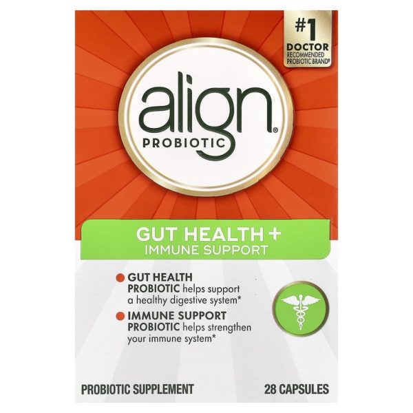 Align Probiotics, Здоровье кишечника и поддержка иммунитета, 6 мг, 28 капсул