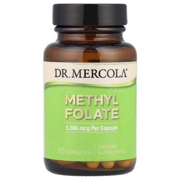 Dr. Mercola, Метилфолат, 5 мг, 30 капсул