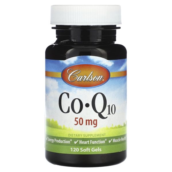 Carlson, CoQ10, 120 мягких таблеток