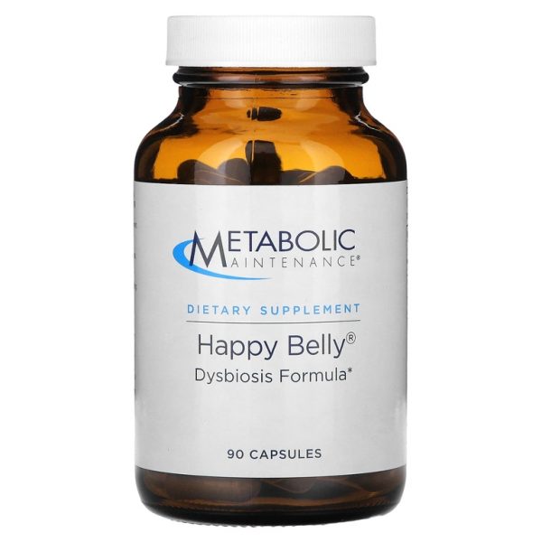 Metabolic Maintenance, Happy Belly, формула при дисбактериозе, 90 капсул