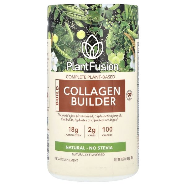 PlantFusion, комплексная добавка с растительным коллагеном, натуральный вкус, 300 г (10,58 унций)