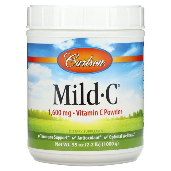 Carlson, Mild-C, Витамин C в кристаллах, 35 унций (1000 г) (Товар снят с продажи)