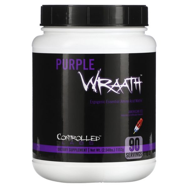 Controlled Labs, Purple Wraath, трехцветный фруктовый лед, 1152 г (2,54 фунта) (Товар снят с продажи)