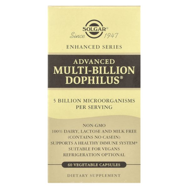 Solgar, Advanced Multi-Billion Dophilus®, 60 растительных капсул