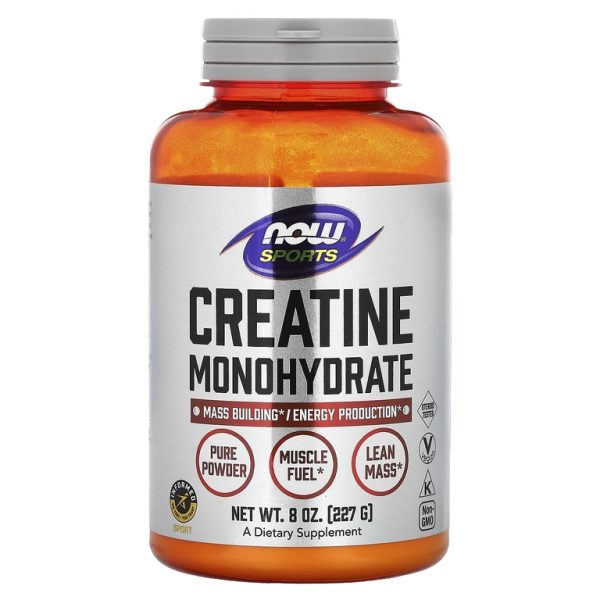 NOW Foods, Sports, моногидрат креатина, 227 г (8 унций)