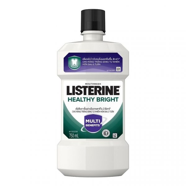Listerine Mouthwash Healthy Bright 750 Ml. Оригинал