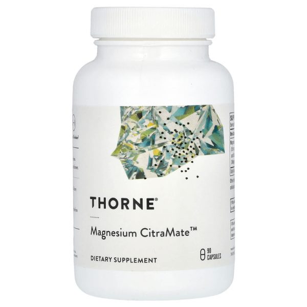 Thorne, Цитрамат магния, 90 капсул (135 мг на капсулу)