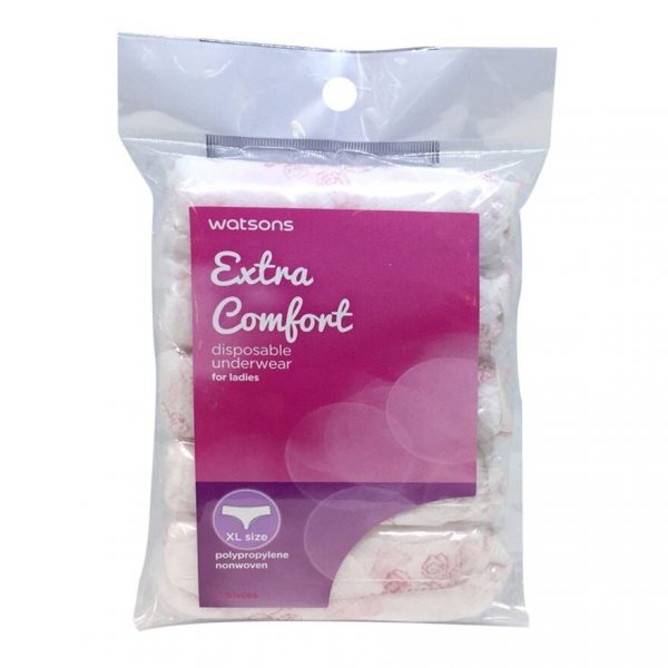 Watsons Extra Comfort Disposable Underwear ( Ladies - Extra Large Size ) 5pcs. Оригинал