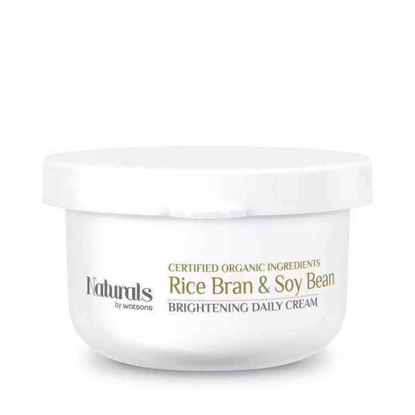 Naturals by Watsons Rice Bran  Soy Bean Brightening Daily Cream 50g. Оригинал