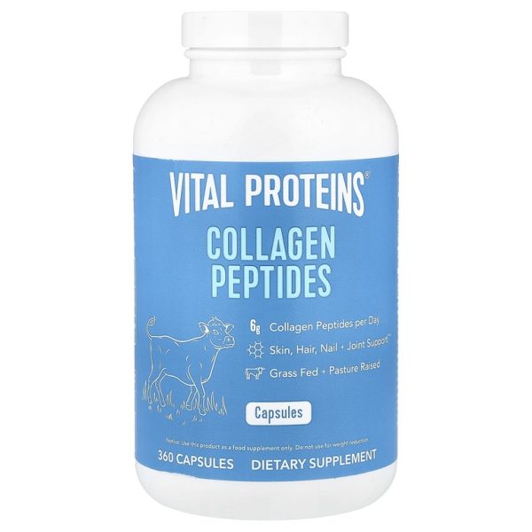 Vital Proteins, пептиды коллагена, 360 капсул (550 мг в капсуле)