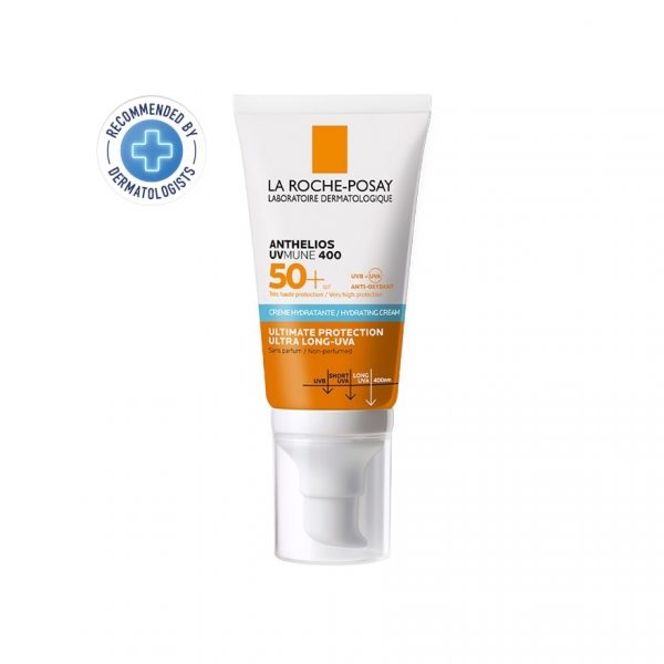 Laroche Posay Anthelios UVMUNE400 Hydrating Cream SPF50+ 50ml. Оригинал