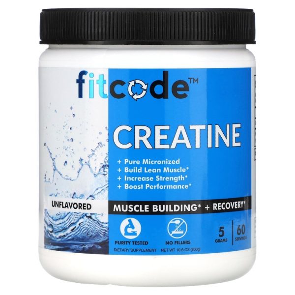 fitcode, Креатин, без добавок, 300 г (10,6 унции)