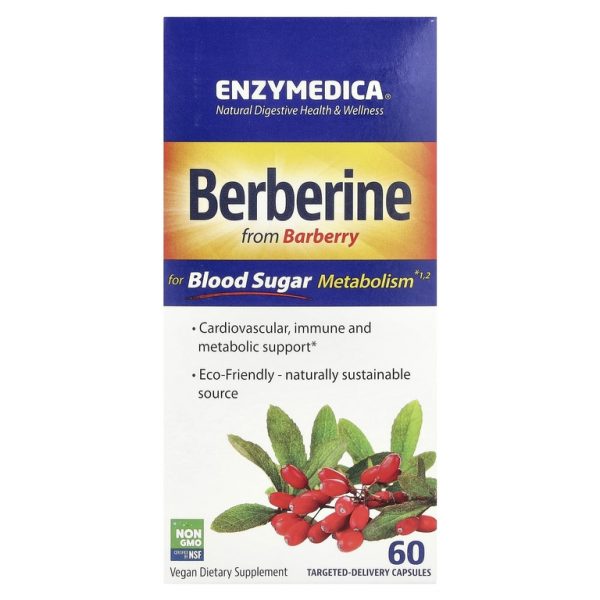 Enzymedica, берберин, 60 капсул направленного действия