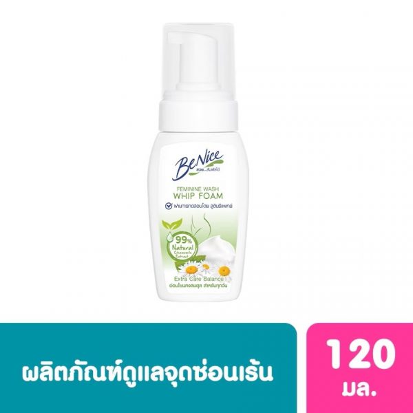 Benice Feminine Whip Foam Extra Care Balance 120 Ml. Оригинал