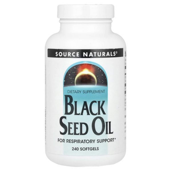Source Naturals, Масло черного тмина, 240 мягких таблеток