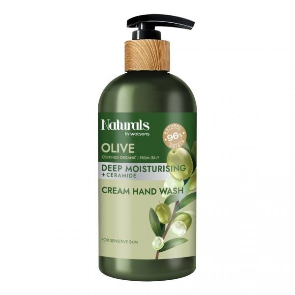 Naturals By Watsons  Olive Deep Moisturising Cream Hand Wash 400ml Оригинал