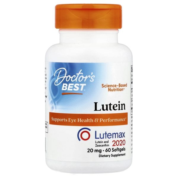 Doctor's Best, лютеин, Lutemax 2020, 60 капсул