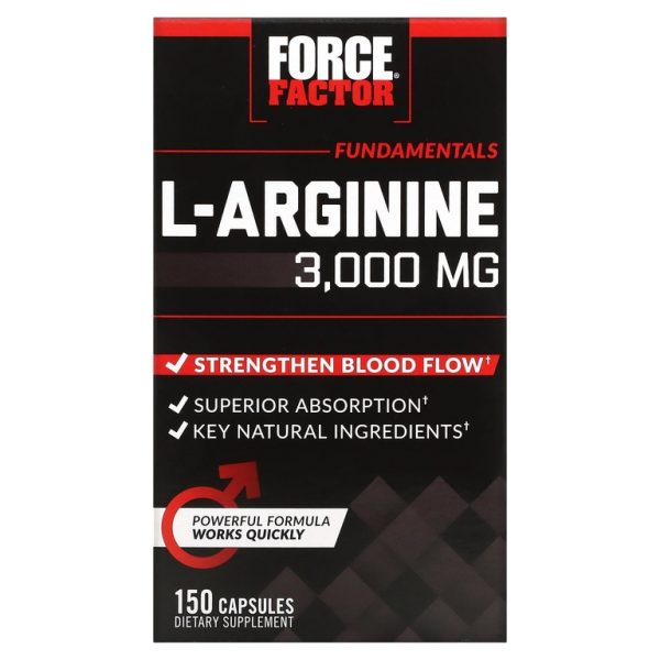 Force Factor, L-аргинин, 150 капсул