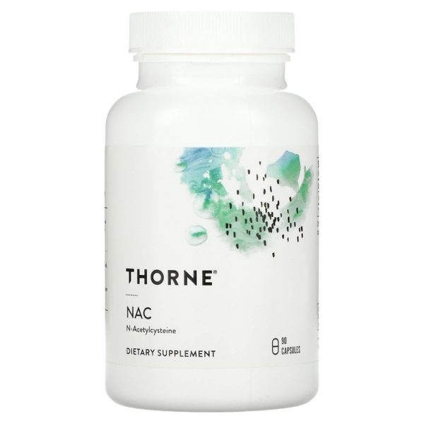 Thorne, NAC, 90 капсул (500 мг в 1 капсуле)