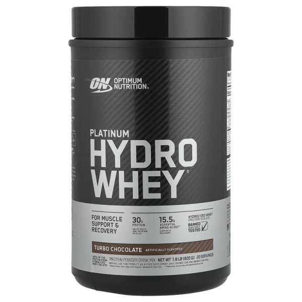 Optimum Nutrition, Platinum Hydro Whey®, турбо-шоколад, 820 г (1,8 фунта)