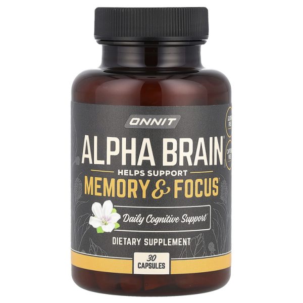 Onnit, Alpha Brain®, 30 капсул