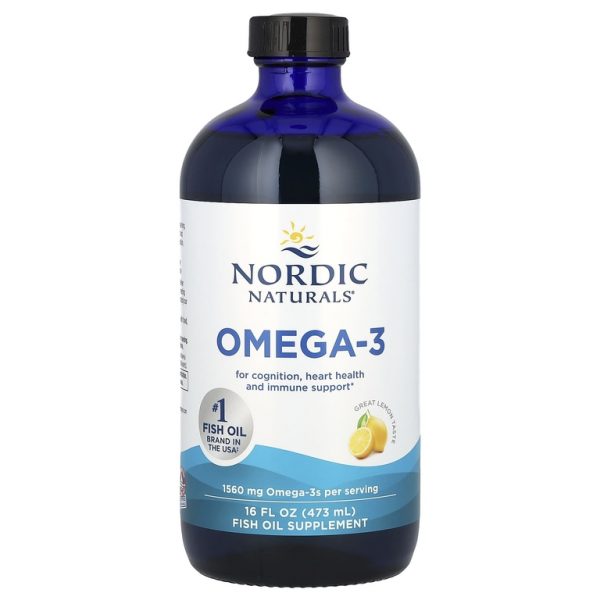 Nordic Naturals, Омега-3 со вкусом лимона, 1,560 мг, 473 мл (16 жидк. унций)