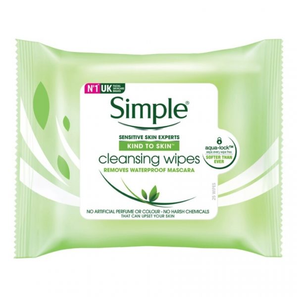 Simple Cleansing Facial Wipes 25's Оригинал