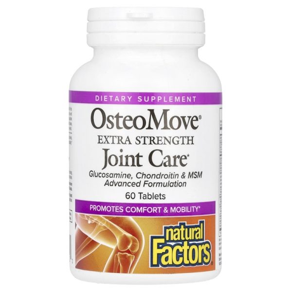 Natural Factors, OsteoMove®, добавка для суставов, повышенная сила действия, 60 таблеток