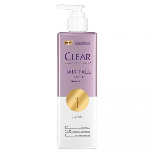 Clear Scalpceuticals Shampoo Hair Fall Resist 300 Ml. ลดผมขาดหลุดร่วง ผมร่วง ผมบาง Оригинал