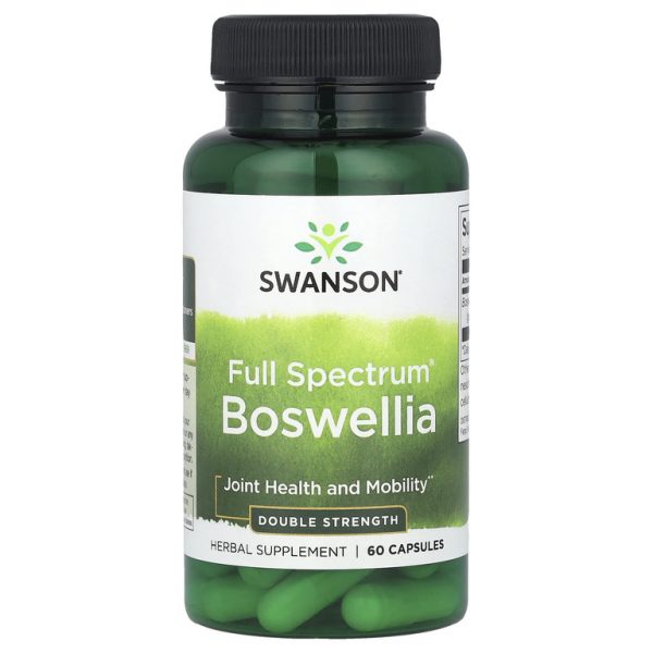 Swanson, Full Spectrum®, босвеллия, двойная сила действия, 60 капсул (800 мг в 1 капсуле)