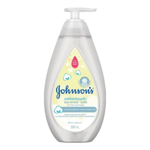 Johnson's Cottontouch Top-To-Toe Bath 500 Ml. Оригинал