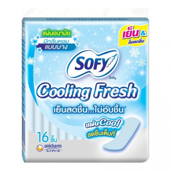 Sofy Pantiliner Slim Cooling Fresh Scented 16 Pcs. Оригинал