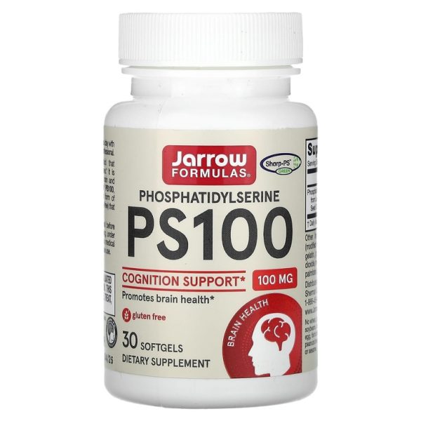 Jarrow Formulas, ФС 100 (фосфатидилсерин), 100 мг, 30 мягких таблеток (Товар снят с продажи)