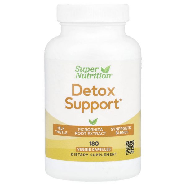 Super Nutrition, добавка для поддержки детоксикации, 180 растительных капсул