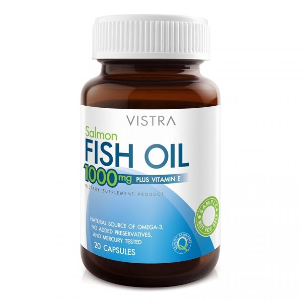 Vistra Salmon Fish Oil 1000mg 20Tab Оригинал