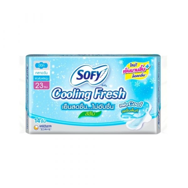 Sofy Cooling Fresh Slim Wing 23cm. 14 Pcs Оригинал