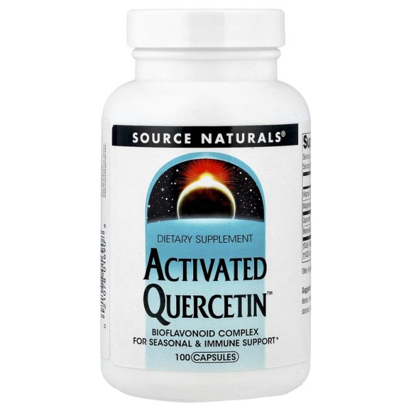 Source Naturals, Активированный кверцетин, 100 капсул