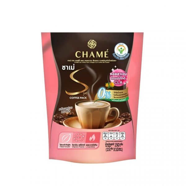Chame Sye Coffee Pack Collagen CLA 15 g x 10 Sac Оригинал