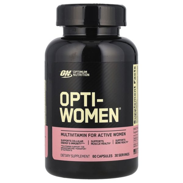 Optimum Nutrition, Opti-Women®, мультивитаминная добавка для активных женщин, 60 капсул
