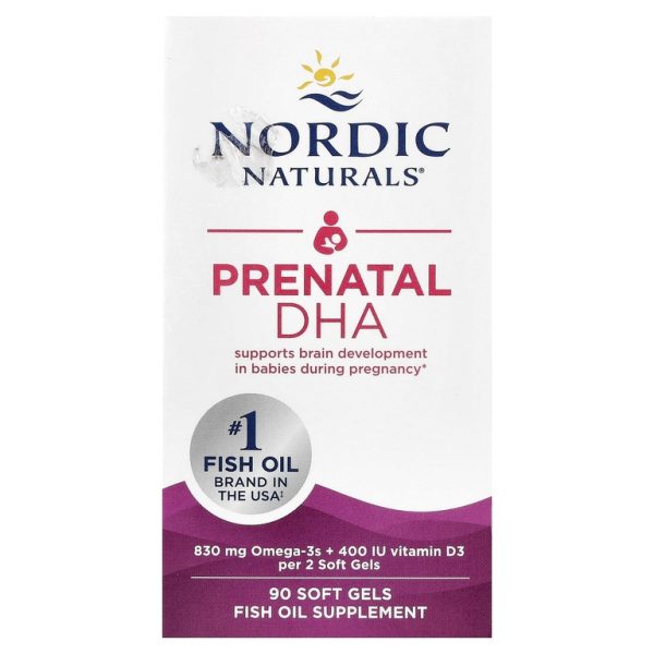 Nordic Naturals, ДГК для беременных, 90 капсул