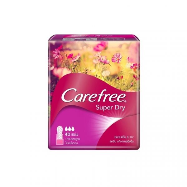 Carefree Super Dry Unscented Liners 40's แผ่นอนามัย Оригинал