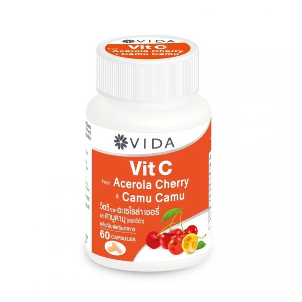 Vida Vit C Acerola Cherry Camu Camu 60 Capsules Оригинал