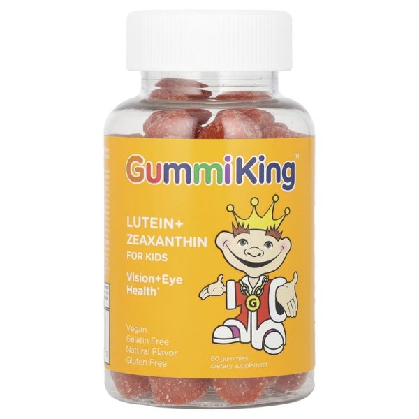 GummiKing, жевательная добавка с лютеином и зеаксантином для детей, со вкусом манго, 60 жевательных таблеток (Товар снят с продажи)