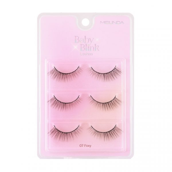 Meilinda Baby Blink Lashes 3pairs 07 Foxy Оригинал